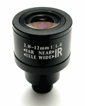2.8-12mm, F1.4 M12 Mount, Fixed Iris CCTV Lens