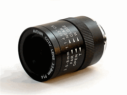 3.5-8mm, F1.4 CS Mount, Manual Iris CCTV Lens