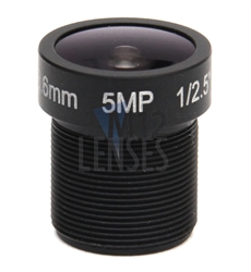 3.6mm, F1.8, 5MP M12 Mount CCTV Lens