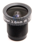 3.6mm, F2.0, 3MP M12 Mount CCTV Lens