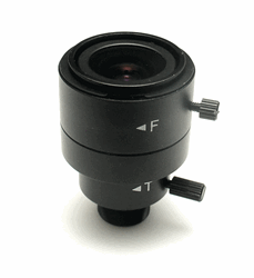 4.0-9mm, F1.6 M12 Mount, Fixed Iris CCTV Lens