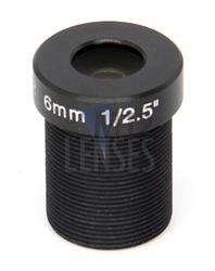6.0mm, F1.6 3 MP CCTV Board Lens