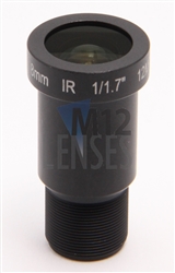 8.0mm, F1.8, 12MP M12 Mount CCTV Lens