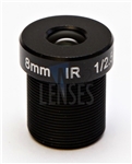 8.0mm, F2.0, 5MP M12 Mount CCTV Lens