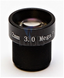 12.0mm, F1.8, 3MP M12 Mount CCTV Lens