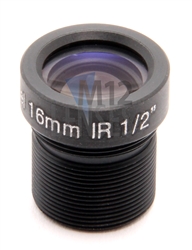 16.0mm, F2.0, 3MP M12 Mount CCTV Lens