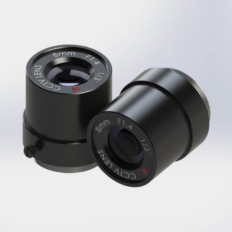 Fielect 12mm CCTV Camera Lens 720p Pixels 1/3 Security Camera Len for CCTV IP Camera Panoramic M12,3Pcs 